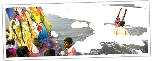 Hindus celebrate Goddes Durga Prayer